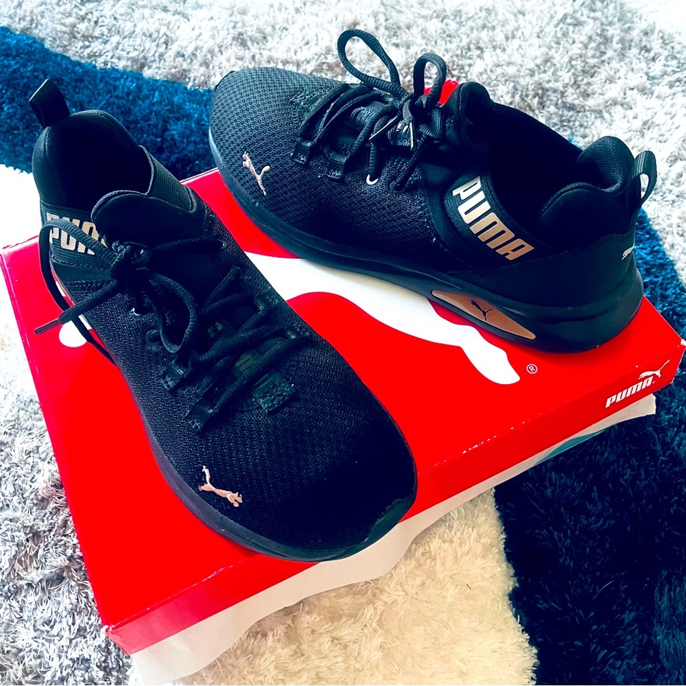 ✨Puma ‘Star Vital’ Training Shoes (Black-Rose Gold), Women’s Size 9/Men’s 7.5✨